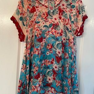 Johnny Was silk tunic